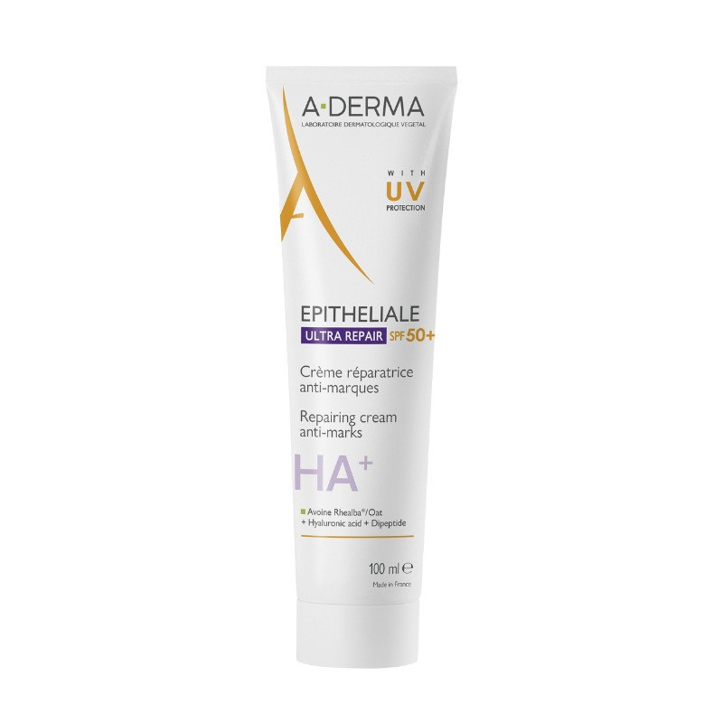 A-Derma Epitheliale Ultra Repair SPF50+ Crème Réparatrice Anti-marques 100ml