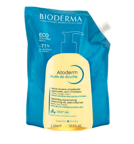 Bioderma Atoderm Aceite de ducha recarga 1L