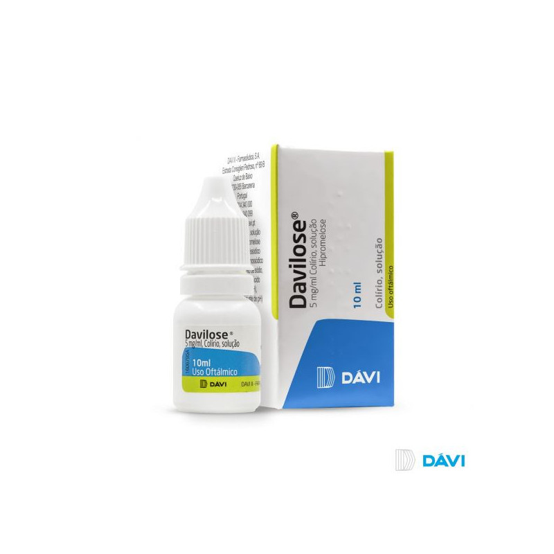Davilose Colírio, solução 5 mg/ml Frasco conta-gotas - 1 un - 10 ml