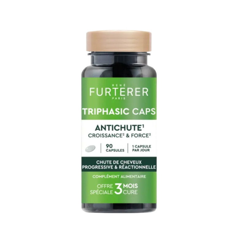 Rene Furterer Triphasic Complément Alimentaire Antichute de Cheveux 90 Capsules Rene Furterer Triphasic Complément Alimentaire Antichute de Cheveux 90 Capsules