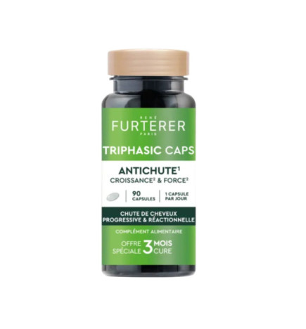 Rene Furterer Triphasic Complément Alimentaire Antichute de Cheveux 90 Capsules