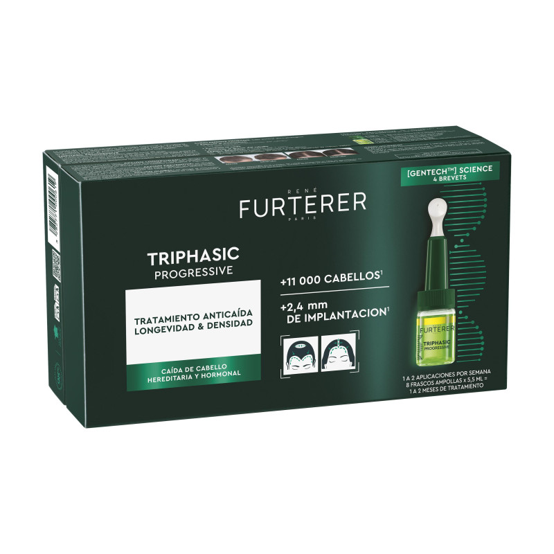 René Furterer Triphasic Progressive Anti-Haarausfall-Serum 8 x 5,5 ml