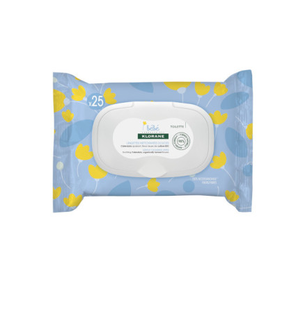 Klorane bébé Toalhetes de Limpeza x25und 25 uni