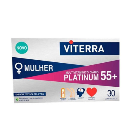 Viterra Platinum 55+ Mulher 30 Comp