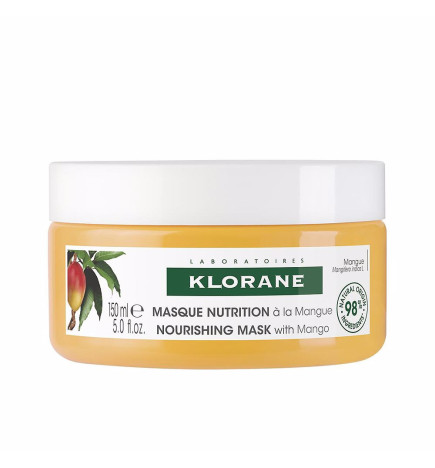 Klorane Capilar Máscara Manteiga de Manga para  cabelo seco. Embalagem de 150 ml 150 ml
