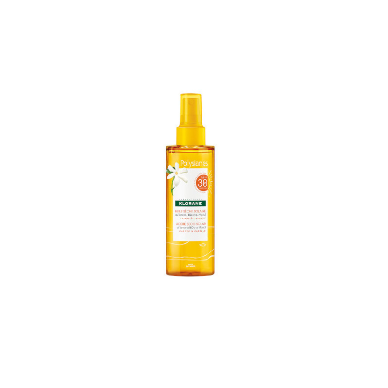 Klorane Polysianes Óleo Seco Corpo e Cabelo SPF30 200ml