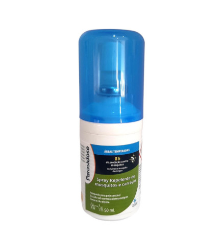 Parasidose Áreas Temperadas Spray Repelente de Mosquitos e Carraças 50ml