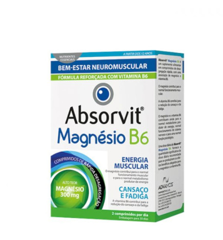 Absorvit Magnésio B6 60 Comprimidos