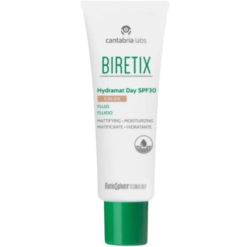 Biretix Hydramat Day FPS30 com Cor 50ml