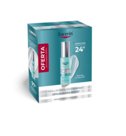 Eucerin Hyaluron-Filler 3x Effect Sérum Hydra Boost + Dermatoclean Hyaluron Gel de Limpeza 200ml Pack