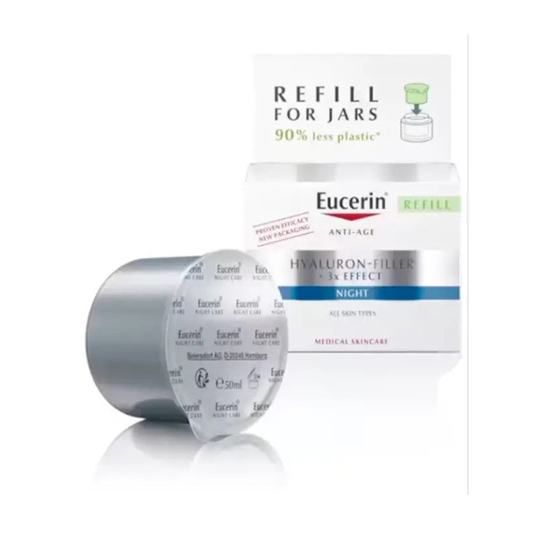 Eucerin Hyaluron-Filler x3 Effect Creme de Noite Recarga 50ml