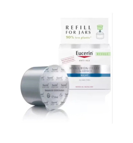 Eucerin Hyaluron-Filler x3 Effect Creme de Noite Recarga 50ml