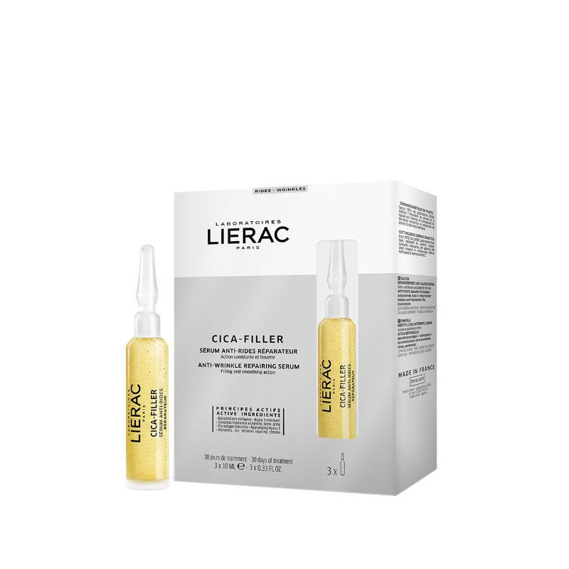 Ampul Serum Pembaikan Anti-Kedut Lierac Cica-filler 3x10ml