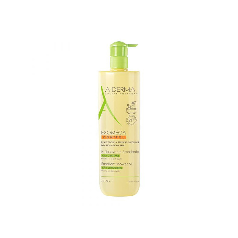 A-Derma Exomega கண்ட்ரோல் ஷவர் ஆயில் 750ml