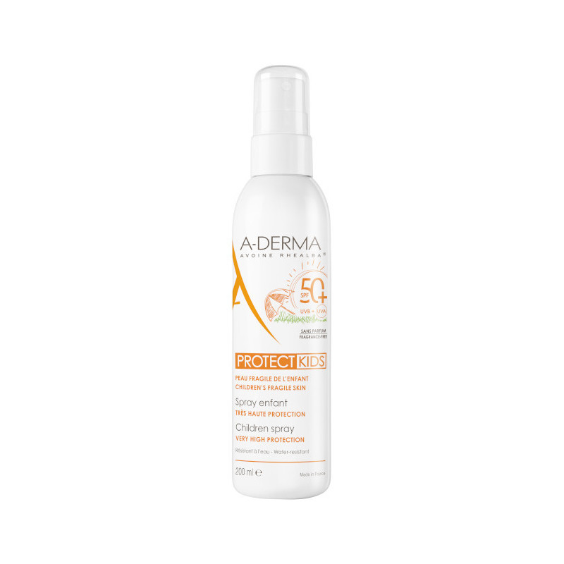 A-Derma Protect Sonnenschutzspray für Kinder SPF50+ 200 ml