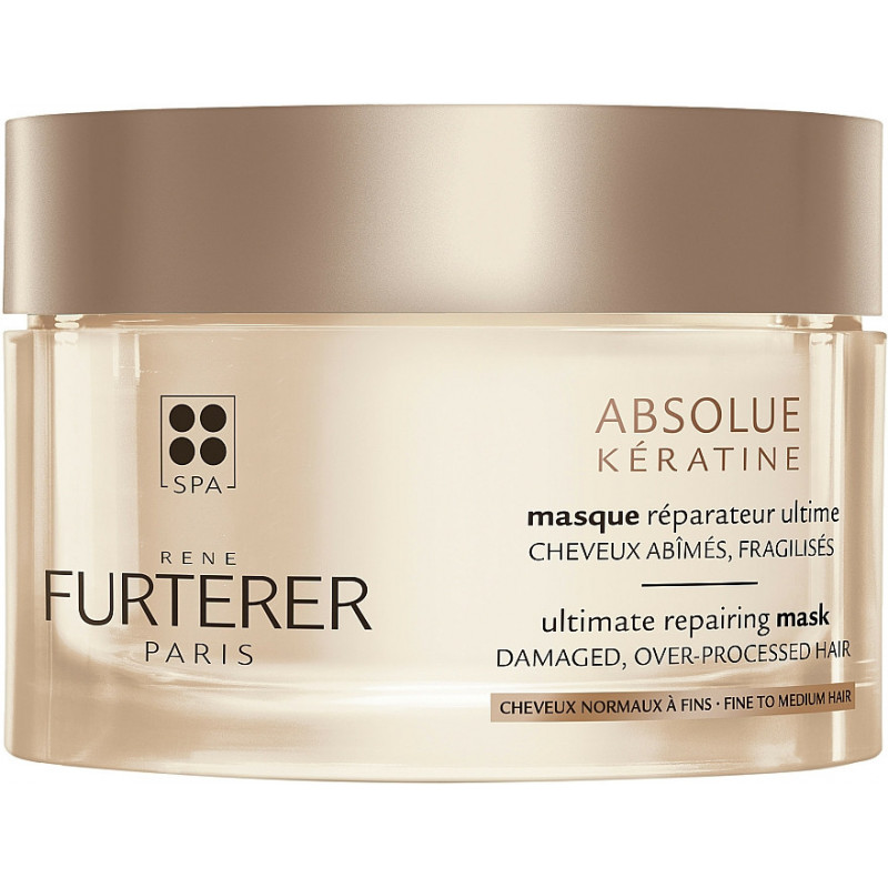 René Furterer Absolue Kératine Extreme Repair Mask do włosów normalnych i delikatnych 200ml