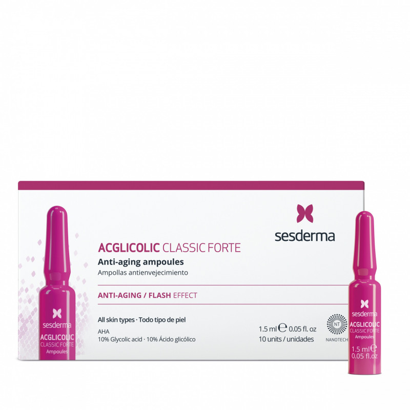 Sesderma Acglicolic Classic أمبولات فورت 10 أمبير × 1.5 مل