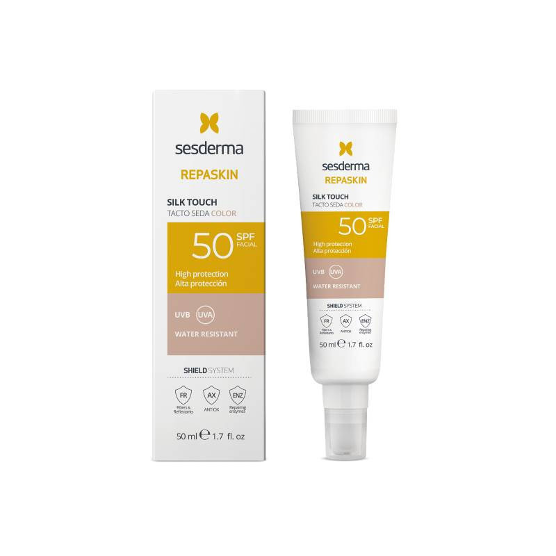 Sesderma Repaskin Protetor Solar Toque Seda com Cor SPF50 50ml