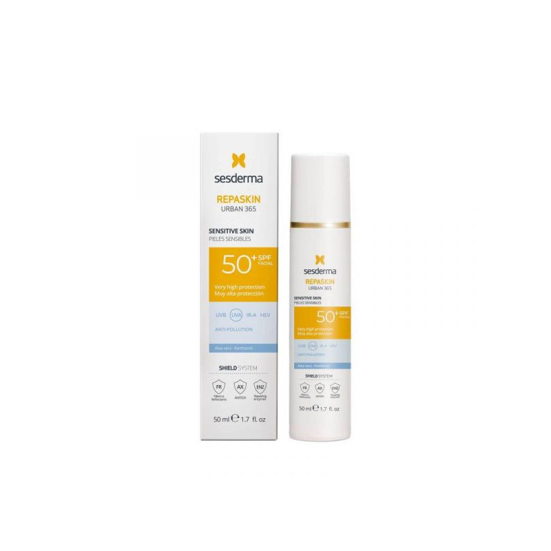 Sesderma Repaskin 城市防晒霜 365 敏感肌肤 SPF50 50 毫升