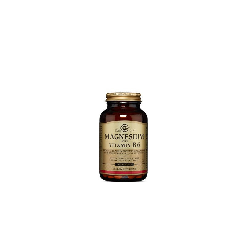 Solgar Magnesium + Vitamin B6 250 Kapseln