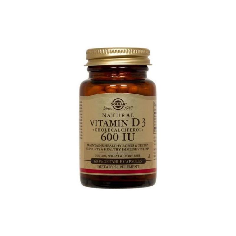 Solgar Vitamin D3 600Ui 15Mcg 60cap