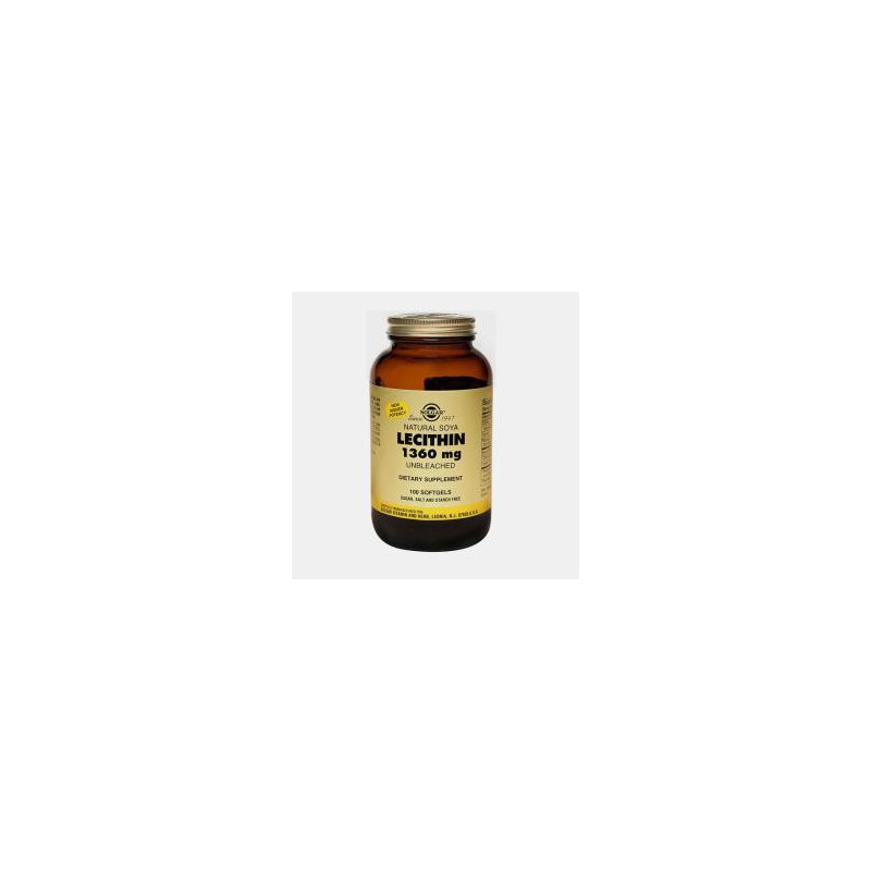 Solgar Lécithine de Soja 1360 mg 100 gélules