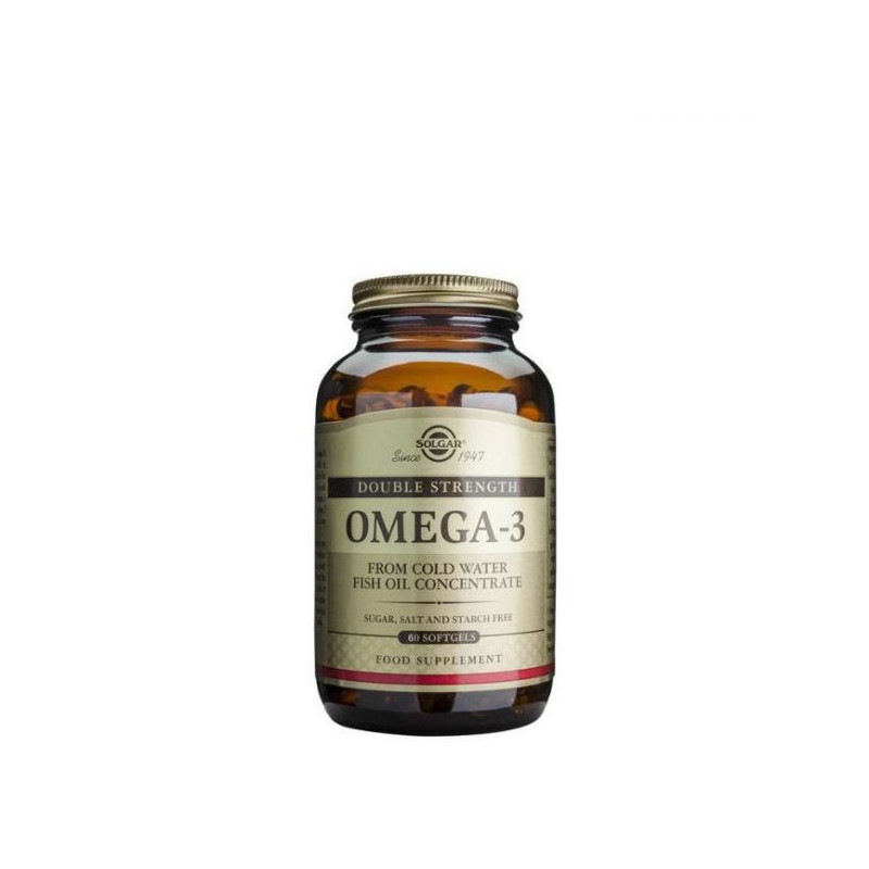 Solgar Omega-3 Double Strength 60 Capsules