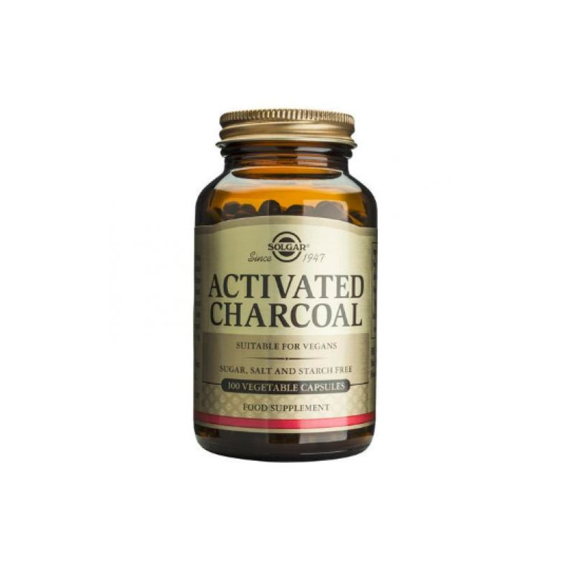 Solgar Activated Charcoal 100caps