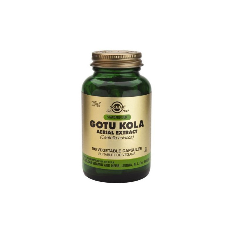 Solgar Gotu Kola Aerial Extract Centella Asiatica 100caps