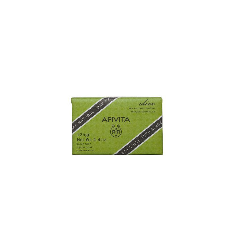 Apivita Natural Soap Olive Solid Cleansing Soap 125 g