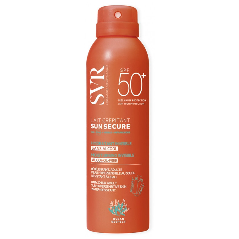 Svr Sun Secure Lait Crepitant SPF50+ 200 ml