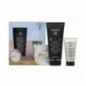 Apivita Black Cleansing Gel Set untuk Muka dan Mata 150ml + 3 dalam 1 Cleansing Milk 50ml + 2 Cotton Pads