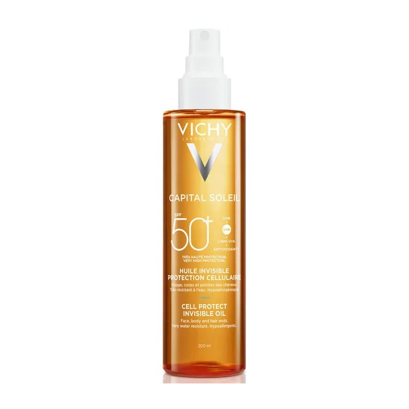 Vichy Capital Soleil 防晒喷雾隐形油 SPF50+ 200ml