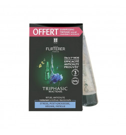 Pek Rene Furterer Triphasic Reactional 12x5ml + Syampu Anti-Rambut Gugur 100ml