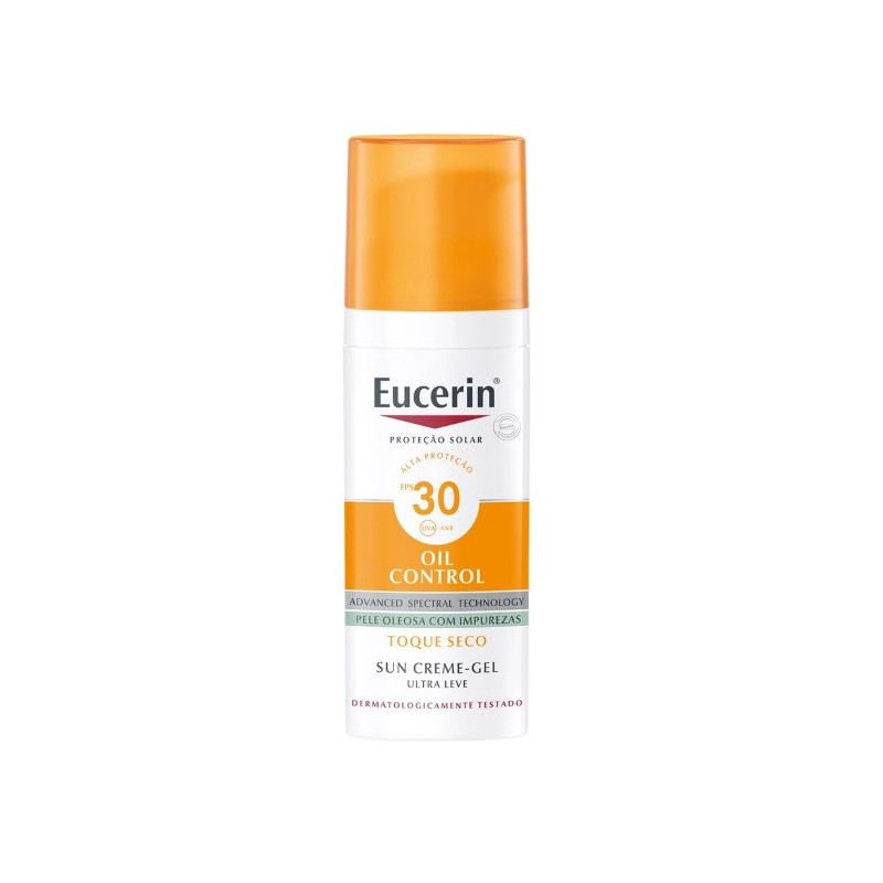 Eucerin Oil Control Sun Gel Creme Protezione Solare Effetto Mat Spf30 50 ml