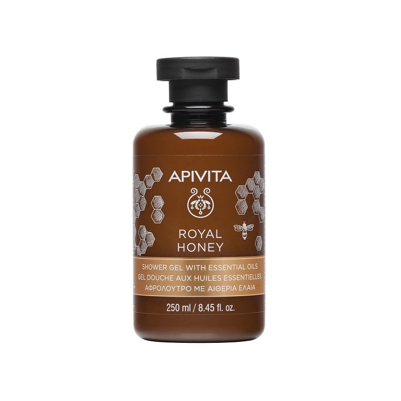 Apivita Royal Honey Duschgel mit ätherischen Ölen 250 ml