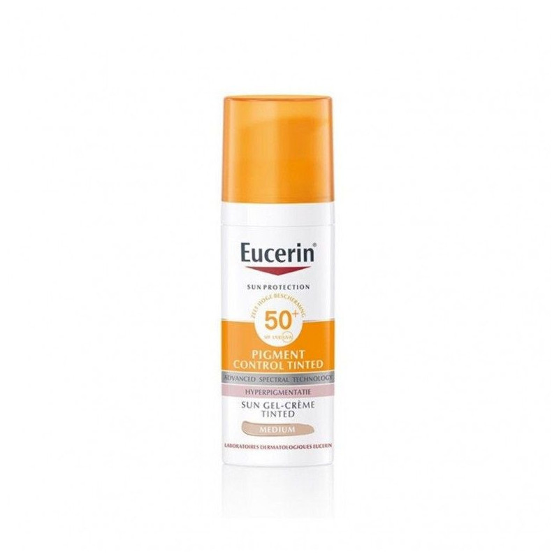 Contrôle du pigment Eucerin Protecteur solaire SPF50 + couleur moyenne 50 ml