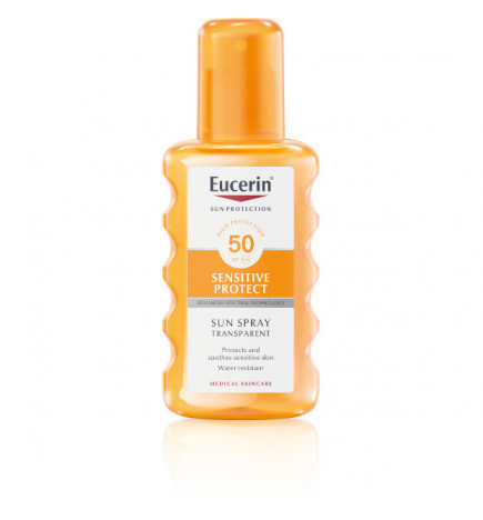 Eucerin Oil Control Spray Protector Solar Tacto Seco Transparente FPS50 200ml