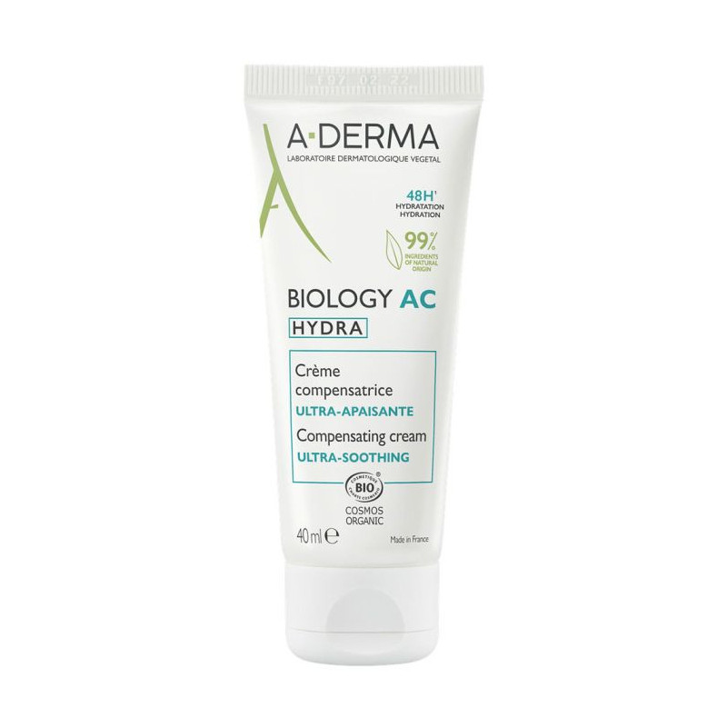 A-Derma Biology Ac Hydra Crema Compensatrice Ultra Lenitiva 40ml