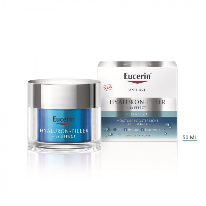 Eucerin hyaluron-filler fuktighet boost noite 50 ml