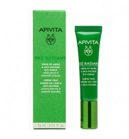 Apivita Bee Crème Yeux Radieuse Signes de l'Âge + Anti-Fatigue 15 ml