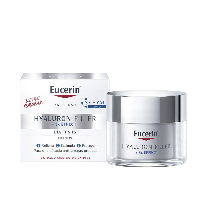 Eucerin Hyaluron-Filler 3x Effet SPF15 Peau Sèche 50 ml