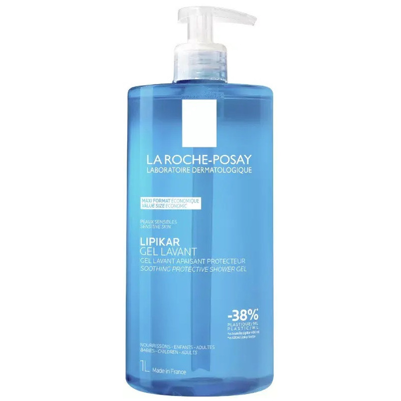 Gel Pembersih La Roche Posay Lipikar 1000ml