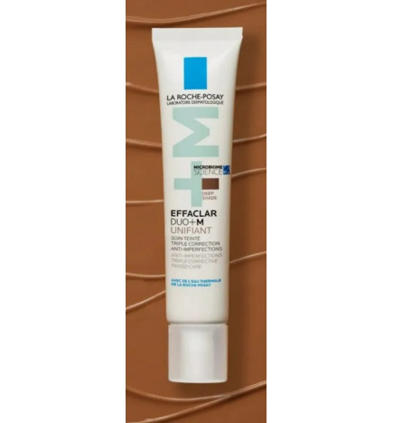 كريم Effaclar Duo+M Unifiant من La Roche Posay بلون داكن 40 مل