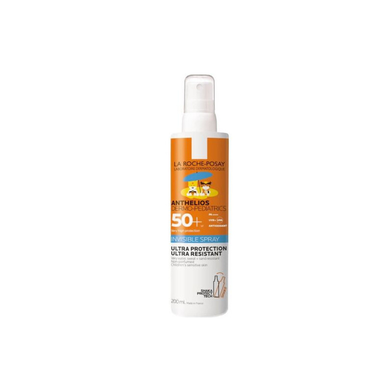 La Roche Posay Anthelios Dermo-Pädiatrie Unsichtbares Spray Spf50 200ml