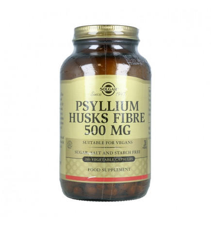 Solgar Łupiny Psyllium Fibre 500mg 200 kapsułek