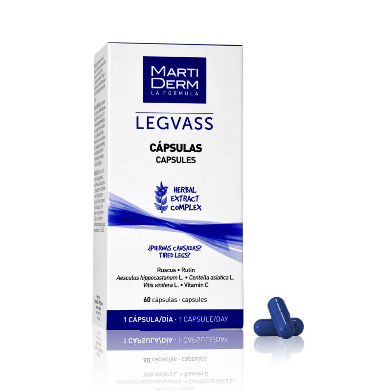 Martiderm Legvass 60 Cápsulas