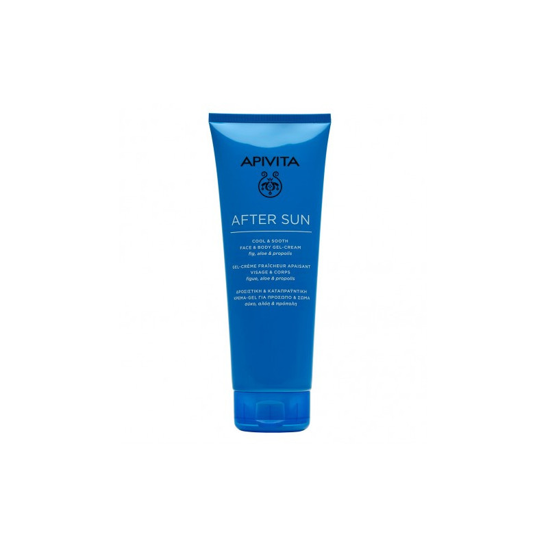 Apivita Bee Sun Safe After Sun Gel Cream Face and Body Refreshing and Soothing 200ml