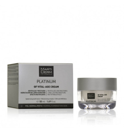 Martiderm Platinum GF crème de l'âge vital pele normal un brouillard 50 ml