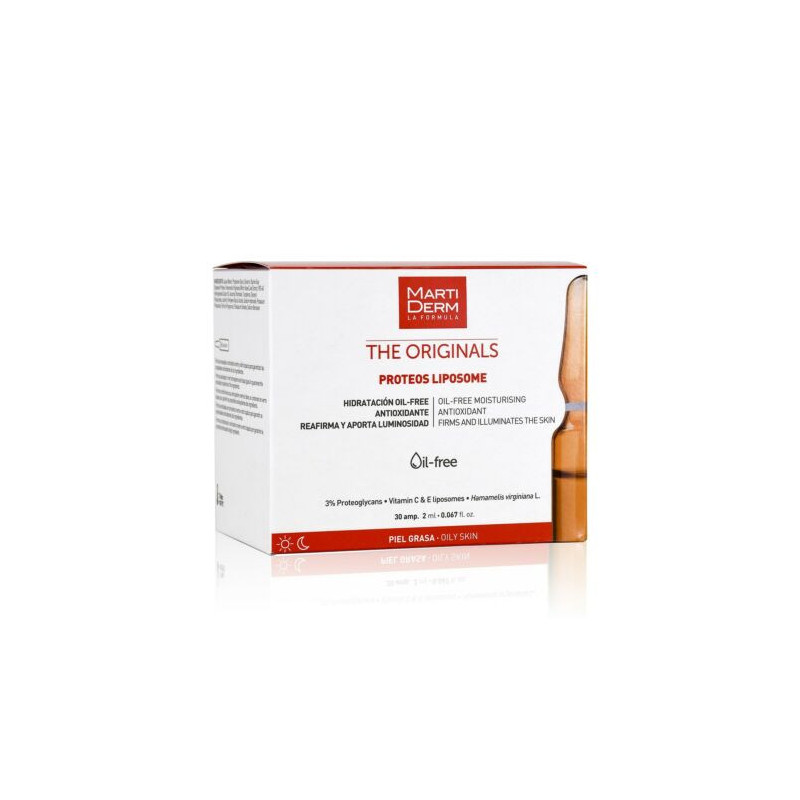 Martiderm the originais proteos lipossoma ampolas sem óleo 30x2ml